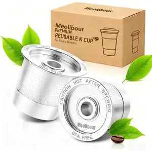 2 Pack Reusable K Cups Coffee Pods for Keurig 1.0: Stainless Steel Refillable K Cup - Reusable Coffee Filter for Keurig 1.0 Coffee Maker, Eco-Friendly, Innovative Design 2 Pack Reusable K Cups Coffee Pods for Keurig 1.0: Stainless Steel Refillable K Cup - Reusable Coffee Filter for Keurig 1.0 Coffee Maker, Eco-Friendly, Innovative Design