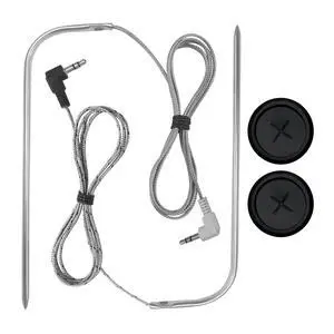 Replacement Meat Probes for Traeger Wood Pellet Grill, 2 Pack High-Temperature BBQ Waterproof Digital Thermostat Probe Replacement Meat Probes for Traeger Wood Pellet Grill, 2 Pack High-Temperature BBQ Waterproof Digital Thermostat Probe