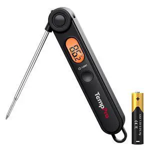 Digital Meat Thermometer with Temperature Indicator, Instant Read Food Thermometer with Pop-up Meat Probe and Backlight for Oil Deep Fry Smoker BBQ Grill Kitchen Candy (Previously ThermoPro) Digital Meat Thermometer with Temperature Indicator, Instant Read Food Thermometer with Pop-up Meat Probe and Backlight for Oil Deep Fry Smoker BBQ Grill Kitchen Candy (Previously ThermoPro)