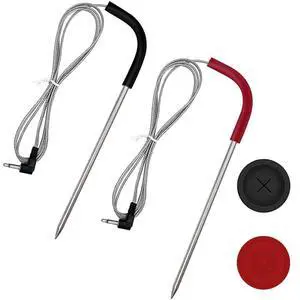 2-Pack Meat Thermometer Replacement for Pit Boss Pellet Grills and Smokers 2-Pack Meat Thermometer Replacement for Pit Boss Pellet Grills and Smokers