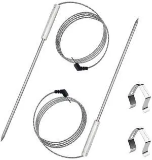 Upgraded Meat Probe Replacement for Thermopro Thermometers TP04, TP06, TP06S, TP07, TP-07S, TP08, TP-08S, TP09, TP09B, TP-10, TP16, TP17, TP20, TP20S, TP25, TP27, TP28, TP829, TP930, 2.5mm Upgraded Meat Probe Replacement for Thermopro Thermometers TP04, TP06, TP06S, TP07, TP-07S, TP08, TP-08S, TP09, TP09B, TP-10, TP16, TP17, TP20, TP20S, TP25, TP27, TP28, TP829, TP930, 2.5mm