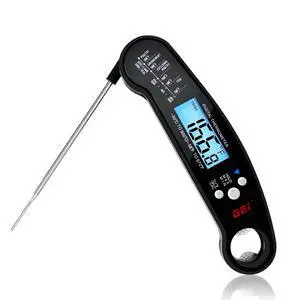 Meat Thermometer Digital, Instant Read Meat Thermometer for Grill and Cooking, Waterproof Food Thermometer for Kitchen and Outside, BBQ, Turkey, Candy, Liquids, Beef Meat Thermometer Digital, Instant Read Meat Thermometer for Grill and Cooking, Waterproof Food Thermometer for Kitchen and Outside, BBQ, Turkey, Candy, Liquids, Beef