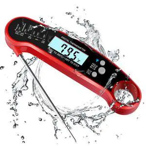 Meat Thermometer Digital, Instant Read Meat ThermometerI Probe for Grill and Cooking, Waterproof Food Thermometer for Kitchen and Outside, BBQ, Air Fryer, Turkey, Candy, Liquids, Beef Meat Thermometer Digital, Instant Read Meat ThermometerI Probe for Grill and Cooking, Waterproof Food Thermometer for Kitchen and Outside, BBQ, Air Fryer, Turkey, Candy, Liquids, Beef