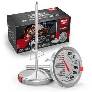 2 Pack Analog Meat Thermometer Oven Safe Dial No Battery 2 Pack Analog Meat Thermometer Oven Safe Dial No Battery