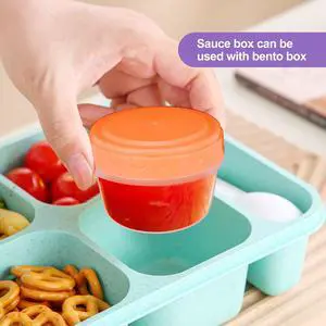Salad Dressing Containers with Lids, 12 Pack 2.7 OZ Reusable BPA-Free Leakproof Small Sauce Cups, Microwave & Dishwasher Safe Condiment Cup for Lunch, School, Picnic & Work Salad Dressing Containers with Lids, 12 Pack 2.7 OZ Reusable BPA-Free Leakproof Small Sauce Cups, Microwave & Dishwasher Safe Condiment Cup for Lunch, School, Picnic & Work