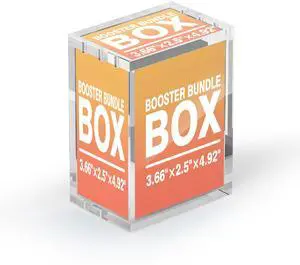 Booster Bundle Acrylic Magnetic Case for TCG Boxes, 5mm Thick Stackable Protector with Magnetic Closure, Display Storage for Card Game Packs (Note: Excludes Ascended Heroes & Perfect Order) Booster Bundle Acrylic Magnetic Case for TCG Boxes, 5mm Thick Stackable Protector with Magnetic Closure, Display Storage for Card Game Packs (Note: Excludes Ascended Heroes & Perfect Order)