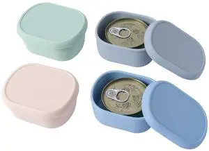 4Pack Silicone Storage Container for 3oz Cat Canned Food Cans,Airtight Cat Food Sealer with Cover Lids Reusable Sealing Box for 2.56''/65mm Can Keep Food Fresh in Fridge 4Pack Silicone Storage Container for 3oz Cat Canned Food Cans,Airtight Cat Food Sealer with Cover Lids Reusable Sealing Box for 2.56''/65mm Can Keep Food Fresh in Fridge