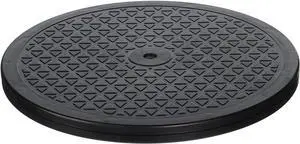 12-inch Heavy-Duty Swivel Base, Lazy Susan Turntable and Computer Monitor Stand, Durable ABS Material, 360 Degree Rotation, 150 lbs Capacity 12-inch Heavy-Duty Swivel Base, Lazy Susan Turntable and Computer Monitor Stand, Durable ABS Material, 360 Degree Rotation, 150 lbs Capacity