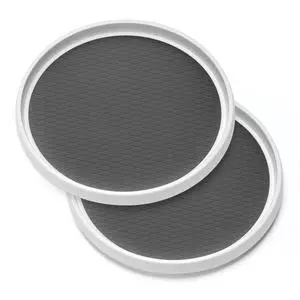 2 Pack, 12-Inch Non-Skid Lazy Susan Organizers - Turntable Rack for Pantry Organization and Storage, Kitchen, Fridge, Cabinets, Bathroom Makeup Vanity Countertop, Under Sink Organizing, Spice Rack 2 Pack, 12-Inch Non-Skid Lazy Susan Organizers - Turntable Rack for Pantry Organization and Storage, Kitchen, Fridge, Cabinets, Bathroom Makeup Vanity Countertop, Under Sink Organizing, Spice Rack