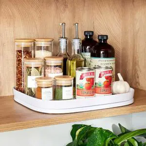 MagicTrack Rectangle Turntable, Lazy Susan Max Cabinet Organizer MagicTrack Rectangle Turntable, Lazy Susan Max Cabinet Organizer