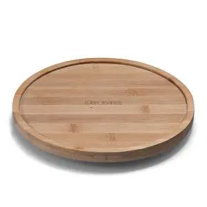 9.75" Bamboo Turntable w/Rim Rotating Bamboo Organizer Tray for Kitchen, Spices, Table, or Bathroom, Non-Slip, 360° Turnable 9.75" Bamboo Turntable w/Rim Rotating Bamboo Organizer Tray for Kitchen, Spices, Table, or Bathroom, Non-Slip, 360° Turnable
