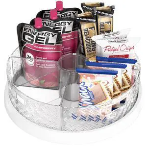 12-Inch Lazy Susan Turntable w/Removable Bins & Dividers 12-Inch Lazy Susan Turntable w/Removable Bins & Dividers