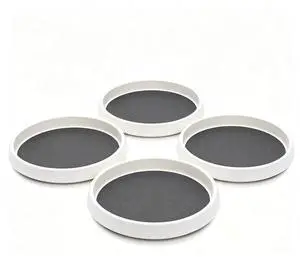 Lazy Susan Turntable Organizer 4 Pack - 10 Inch 360° Rotating Trays for Kitchen Cabinet, Pantry, Countertop, Fridge - Non-Skid Spice Rack Storage for Bathroom, Vanity, Makeup Lazy Susan Turntable Organizer 4 Pack - 10 Inch 360° Rotating Trays for Kitchen Cabinet, Pantry, Countertop, Fridge - Non-Skid Spice Rack Storage for Bathroom, Vanity, Makeup