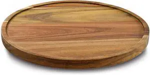 9" Acacia Wood Lazy Susan Organizer Kitchen Turntable for Cabinet Pantry Table Organization 9" Acacia Wood Lazy Susan Organizer Kitchen Turntable for Cabinet Pantry Table Organization