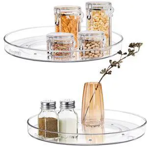 2 Pack Lazy Susan Organizer,10.6" Turntable Organizer for Pantry 2 Pack Lazy Susan Organizer,10.6" Turntable Organizer for Pantry