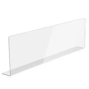 Acrylic Sink Splash Guard, Highly Transparent Fixed Splash Guard for Kitchen Island & Bathroom15.8"L x 1.6"W x 4.7"H Acrylic Sink Splash Guard, Highly Transparent Fixed Splash Guard for Kitchen Island & Bathroom15.8"L x 1.6"W x 4.7"H