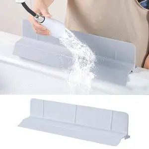 18" Upgraded Silicone Sink Splash Guard Released in 2026,Self-Draining Water Splash Guard for Kitchen Sink,Bathroom and Kitchen Island,with 3.5" High Splash Guard & 6 Strong Suction Cup(Grey) 18" Upgraded Silicone Sink Splash Guard Released in 2026,Self-Draining Water Splash Guard for Kitchen Sink,Bathroom and Kitchen Island,with 3.5" High Splash Guard & 6 Strong Suction Cup(Grey)