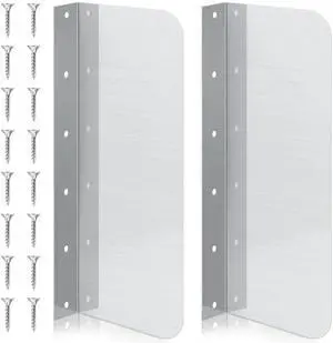 2 Pcs Stainless Steel Side Splash Guard for Sink 15 x 6 Inch Wall Mount Guard with Screws Commercial Restaurant Hand Sink and Compartment Prep Sink Kitchen Sink Splash Protector Supply 2 Pcs Stainless Steel Side Splash Guard for Sink 15 x 6 Inch Wall Mount Guard with Screws Commercial Restaurant Hand Sink and Compartment Prep Sink Kitchen Sink Splash Protector Supply