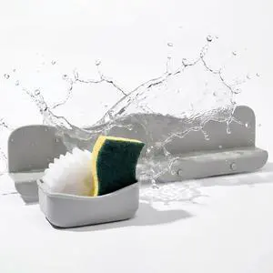 Silicone Sink Splash Guard with Sponge Holder for Kitchen Sink,19.5" Silicone Sink Splash Guard with Sponge Holder for Kitchen Sink,19.5"