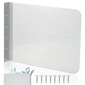 15 x 12 Inch Stainless Steel Sink Splash Guard 15 x 12 Inch Stainless Steel Sink Splash Guard