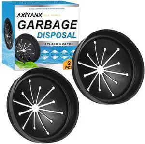 3 3/8" Inch Sink Splash Guard - Rubber Garbage Guard and Disposal Stopper for Whirlaway, Waste King, and GE Models (Black 3 3/8 in) 3 3/8" Inch Sink Splash Guard - Rubber Garbage Guard and Disposal Stopper for Whirlaway, Waste King, and GE Models (Black 3 3/8 in)