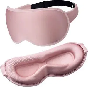 Weighted Eye Masks for Sleep, 3D Blackout Sleep Mask for Women Weighted Eye Masks for Sleep, 3D Blackout Sleep Mask for Women