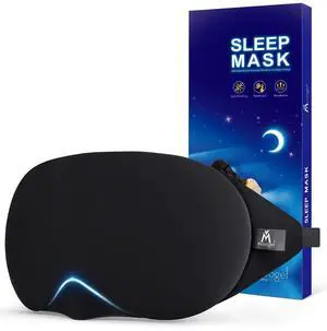 Cotton Sleep Eye Mask, Light Blocking with Adjustable Nose Bridge Cotton Sleep Eye Mask, Light Blocking with Adjustable Nose Bridge