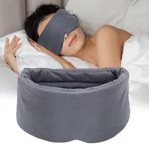 Full Coverage Sleep Mask for Sleeping, 100% Light Blocking Eye Mask Full Coverage Sleep Mask for Sleeping, 100% Light Blocking Eye Mask