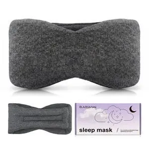 Sleep Mask for Women and Men, Soft Modal Blackout Eye Mask with Ear Coverage, Zero Pressure Blindfold for Side Sleepers, Adjustable Strap, Travel Essentials Sleep Mask for Women and Men, Soft Modal Blackout Eye Mask with Ear Coverage, Zero Pressure Blindfold for Side Sleepers, Adjustable Strap, Travel Essentials