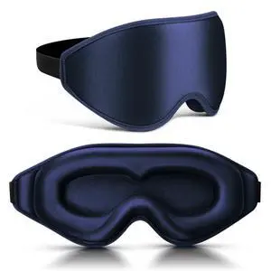 99% Fully Block Out Light Eye Sleep Mask, 3D Deep Contoured Eyes Cover Zero Pressure, Long Lash Extension Eyes Mask with Adjustable Straps for Sleeping Travel Home Nap Rest Women Men (Dark Blue) 99% Fully Block Out Light Eye Sleep Mask, 3D Deep Contoured Eyes Cover Zero Pressure, Long Lash Extension Eyes Mask with Adjustable Straps for Sleeping Travel Home Nap Rest Women Men (Dark Blue)