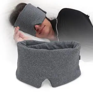 Sleep Mask for Men Women, 100% Light Blocking, Comfortable Adjustable for All Head Sizes, Breathable Eye Mask, Ideal Blackout Sleep Mask for Side Sleepers, Travel, Airplane, Nap, Shift Work Sleep Mask for Men Women, 100% Light Blocking, Comfortable Adjustable for All Head Sizes, Breathable Eye Mask, Ideal Blackout Sleep Mask for Side Sleepers, Travel, Airplane, Nap, Shift Work