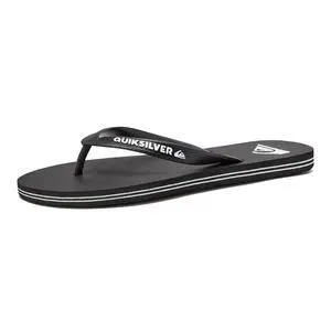 Molokai Flip Flops for Men, Athletic Mens Sandals, Size 6 to 16 Thong Mens Slides, Black/Black/White, 14 Molokai Flip Flops for Men, Athletic Mens Sandals, Size 6 to 16 Thong Mens Slides, Black/Black/White, 14