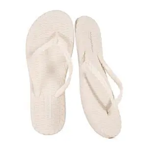 Womens Soft Beach Shower Bath Flip Flops Sandals Beige US8 Womens Soft Beach Shower Bath Flip Flops Sandals Beige US8