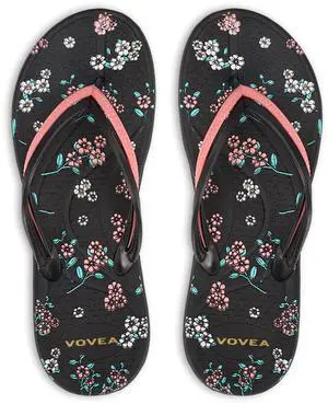 Flip Flops For Women Non-Slip Bathroom Shower Shoes Cushion foam Indoor and Outdoor Sandals,Black US 7 Flip Flops For Women Non-Slip Bathroom Shower Shoes Cushion foam Indoor and Outdoor Sandals,Black US 7
