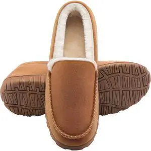 Mens Slippers Warm House Slippers for Men Indoor Outdoor Beige Size 11 Mens Slippers Warm House Slippers for Men Indoor Outdoor Beige Size 11