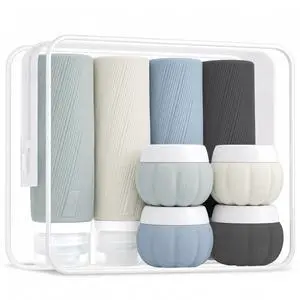 13-Piece TSA-Approved Travel Size Bottles for Toiletries, Leak proof 13-Piece TSA-Approved Travel Size Bottles for Toiletries, Leak proof