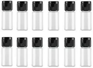 12 Pack Plastic Travel Bottle with Flip Lid Empty Container Jar for Sample Emollient Shower Gel Emulsion Cosmetic Water size 10ML/0.3OZ 12 Pack Plastic Travel Bottle with Flip Lid Empty Container Jar for Sample Emollient Shower Gel Emulsion Cosmetic Water size 10ML/0.3OZ