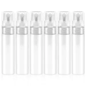 6 Pcs 5ml Mini Spray Bottle, Plastic Portable Travel Bottle, Refillable Perfume Sample Bottles, Clear Plastic Spray Bottles Empty, Travel Size SprayBottle for Perfume Essential Pocket EDC, Clear 6 Pcs 5ml Mini Spray Bottle, Plastic Portable Travel Bottle, Refillable Perfume Sample Bottles, Clear Plastic Spray Bottles Empty, Travel Size SprayBottle for Perfume Essential Pocket EDC, Clear