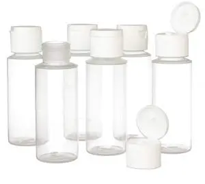 2oz Clear Plastic Empty Squeeze Bottles with Flip Cap - BPA-free - Set of 6 - TSA Travel Size 2 Ounce Made in the USA 2oz Clear Plastic Empty Squeeze Bottles with Flip Cap - BPA-free - Set of 6 - TSA Travel Size 2 Ounce Made in the USA