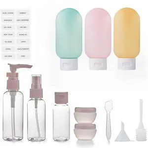 12pack Travel Bottles for Toiletries, TSA Approved Travel Size Toiletries Containers, Travel Bottles Set with Labels Leakproof Squeezable Refillable Airplane Travel Accessories 12pack Travel Bottles for Toiletries, TSA Approved Travel Size Toiletries Containers, Travel Bottles Set with Labels Leakproof Squeezable Refillable Airplane Travel Accessories