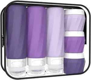 6Pcs Travel Bottles for Toiletries, Silicone Travel Size Containers Set 6Pcs Travel Bottles for Toiletries, Silicone Travel Size Containers Set