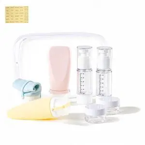 Silicone Travel Bottle Sets for Toiletries, TSA Approved Size 7pcs Silicone Travel Bottle Sets for Toiletries, TSA Approved Size 7pcs
