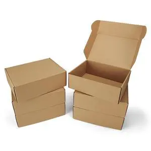 12x9x4 Shipping Boxes Set of 6, Medium Cardboard Boxes for Packaging, Brown Mailing for Small Business 12x9x4 Shipping Boxes Set of 6, Medium Cardboard Boxes for Packaging, Brown Mailing for Small Business