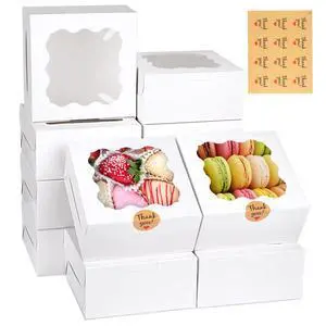 Cookie Boxes, Treat Bakery Dessert Pastry Favor Donut Mini Cake Box Cookie Boxes, Treat Bakery Dessert Pastry Favor Donut Mini Cake Box