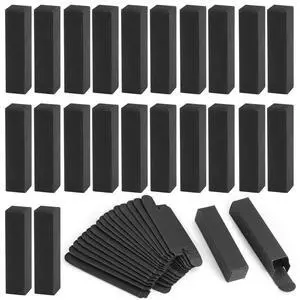 100 Pack 0.78 * 0.78 * 3.34 inch Kraft Paper Lipstick Box Rectangle Lip Balm Kraft Boxes Essence Oil Bottle Packaging Organzier for Makeup Sample Tube Storage DIY Gifts - Black 100 Pack 0.78 * 0.78 * 3.34 inch Kraft Paper Lipstick Box Rectangle Lip Balm Kraft Boxes Essence Oil Bottle Packaging Organzier for Makeup Sample Tube Storage DIY Gifts - Black