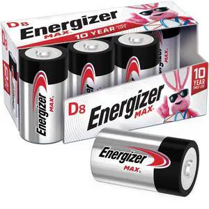 D Batteries (8 Count), D Cell Battery, Premium Alkaline D Batteries (8 Count), D Cell Battery, Premium Alkaline