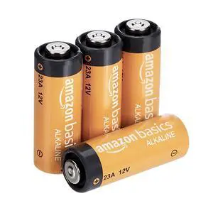 4-Pack 23A Alkaline Battery, 12 Volt, Long-Lasting Power, for Key Fobs and Garage Door Openers 4-Pack 23A Alkaline Battery, 12 Volt, Long-Lasting Power, for Key Fobs and Garage Door Openers