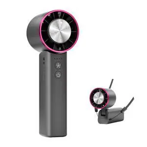 Handheld Mini Fan with Ice Cooling, 4 Speeds Adjustable Personal Fan, 4800mAh USB-C Rechargeable Battery Operated, Ultra-Quiet Portable Pocket fan for Travel, Home, Office, Outdoor Black Handheld Mini Fan with Ice Cooling, 4 Speeds Adjustable Personal Fan, 4800mAh USB-C Rechargeable Battery Operated, Ultra-Quiet Portable Pocket fan for Travel, Home, Office, Outdoor Black
