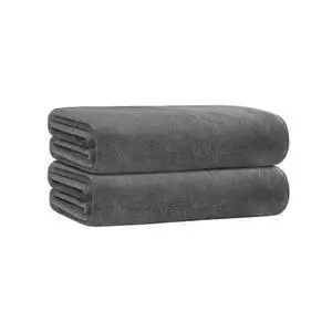 Quick Dry Microfiber Bath Towel, 30x60 Inches, Set of 2 Quick Dry Microfiber Bath Towel, 30x60 Inches, Set of 2