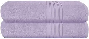 100% Cotton 2 Pack Bath Towel Set 28x55 inches,Eco-Friendly Large Bath Towels,Compact Quickdry Lightweight Soft & Highly Absorbent Bath Towel, Ideal for Everyday Gym Travel Camp Pool - Purple 100% Cotton 2 Pack Bath Towel Set 28x55 inches,Eco-Friendly Large Bath Towels,Compact Quickdry Lightweight Soft & Highly Absorbent Bath Towel, Ideal for Everyday Gym Travel Camp Pool - Purple